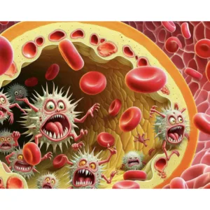 Oksidacinis stresas ir vanduo: mokslinė iliustracija rodanti laisvųjų radikalų poveikį ląstelėms